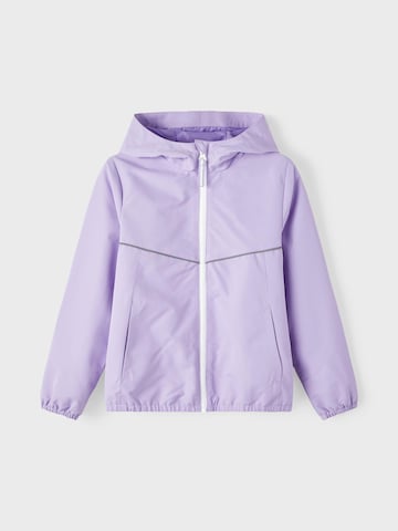 Veste mi-saison 'Martino' NAME IT en violet : devant