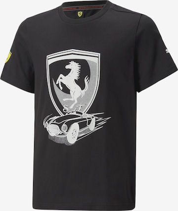 PUMA Shirt 'Scuderia Ferrari Race' in Black: front