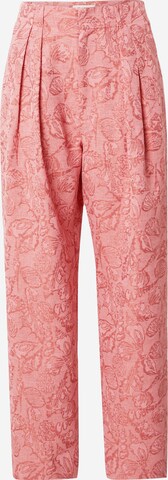 Loosefit Pantaloni con pieghe 'Faye' di SCOTCH & SODA in rosso: frontale