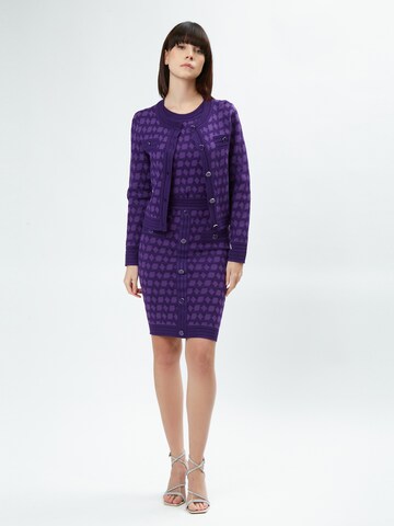 Top in maglia di Influencer in lilla