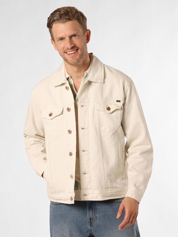 Aygill's Between-Season Jacket in Beige: front