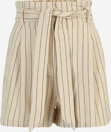 OBJECT Petite Normální Kalhoty se sklady v pase 'NAMIR' – béžová: přední strana
