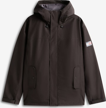 Tommy Jeans Winterjas 'Chicago' in Zwart: voorkant