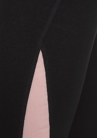 VIVANCE Skinny Sportbroek in Zwart