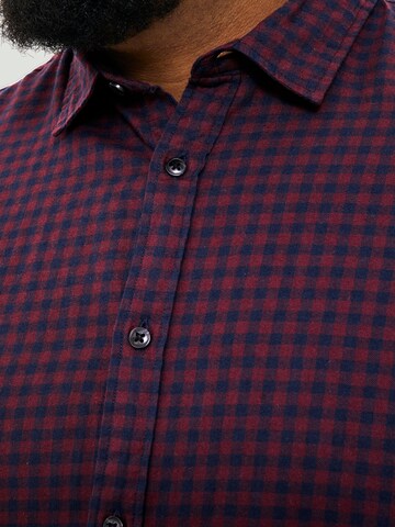Comfort fit Camicia 'JJEGINGHAM' di Jack & Jones Plus in lilla