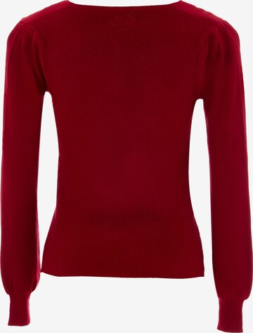 caspio Sweater in Red