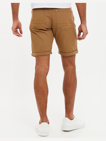 Threadbare Regular Shorts 'Sanky' in Braun