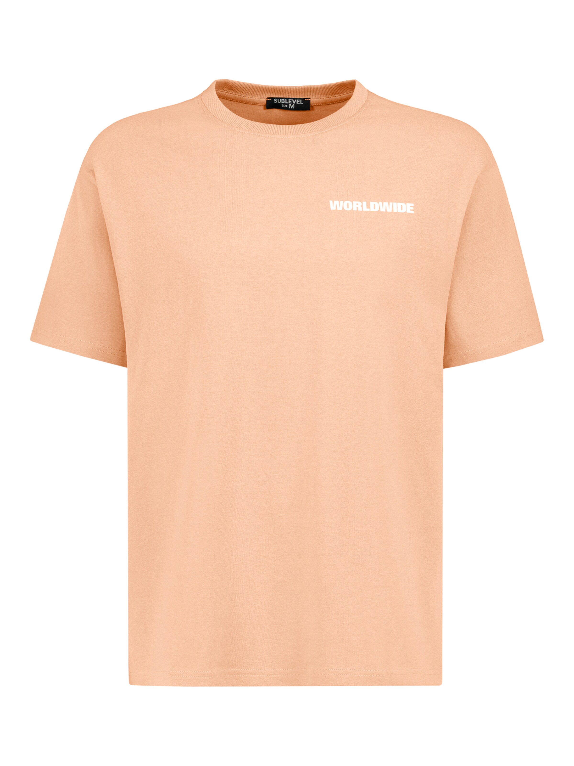 Sublevel Shirt in Orange: Vorderseite