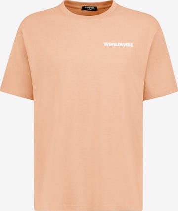 Sublevel Shirt in Orange: Vorderseite