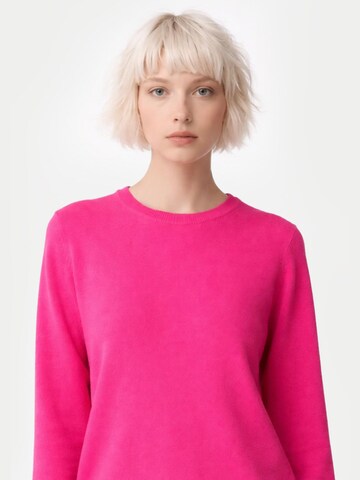 GOBI Cashmere Neulepaita 'Women's Essential Cashmere Crewneck Sweater' värissä vaaleanpunainen: etupuoli