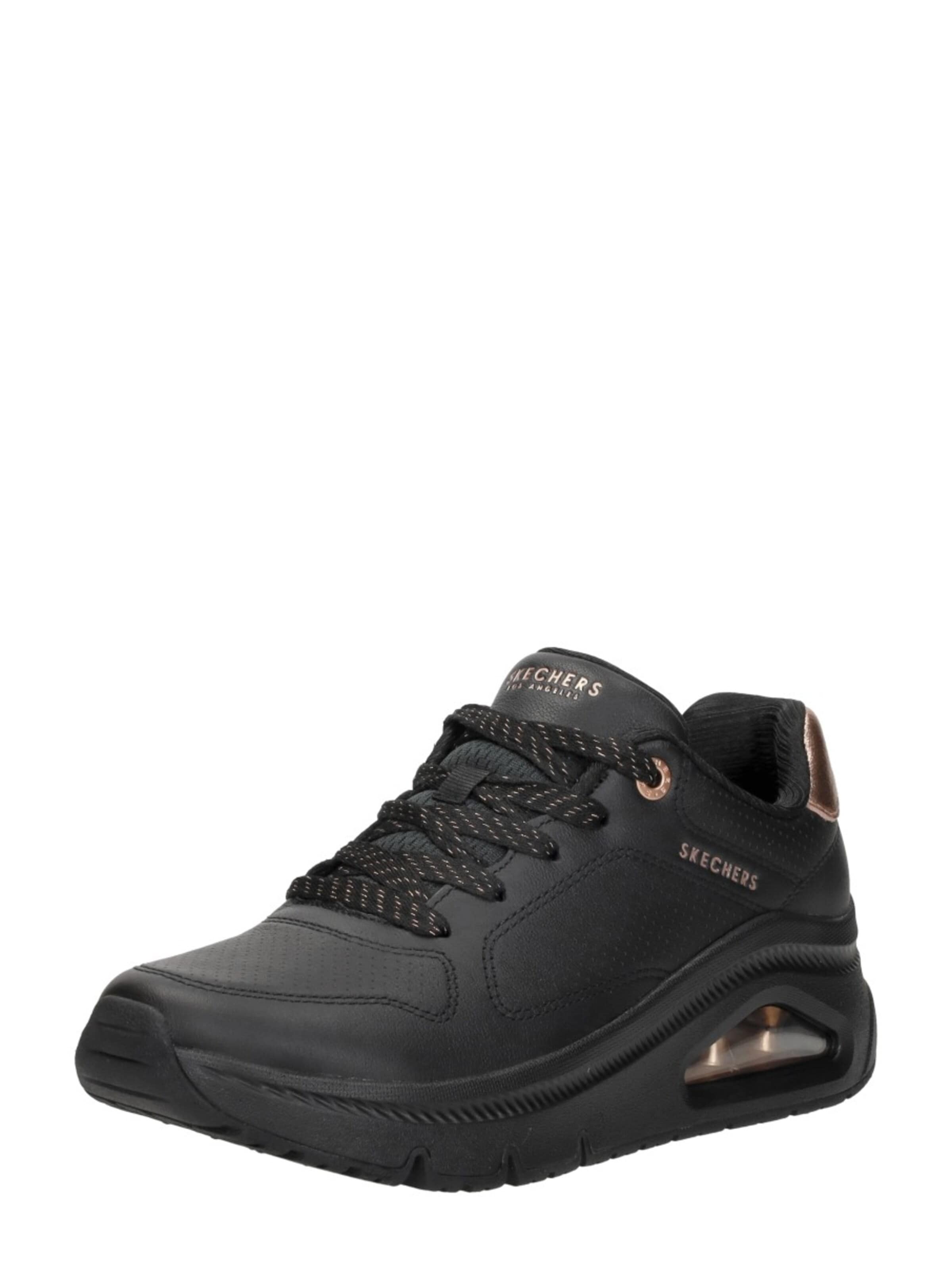 Baskets basses 'Uno Icon' SKECHERS en noir