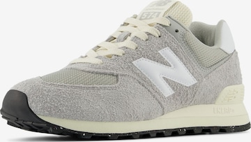 Baskets basses '574' new balance en gris : devant