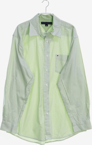 TOMMY HILFIGER Button Up Shirt in M in Green: front