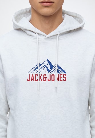 JACK & JONES Collegepaita 'JJROCHE' värissä valkoinen