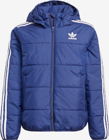 ADIDAS ORIGINALS Winter Jacket in Blue: front