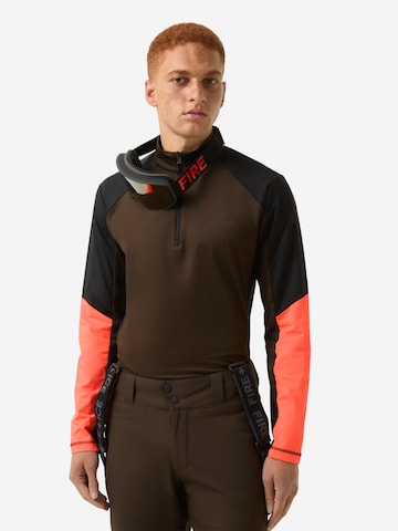 Bogner Fire + Ice Funktionsshirt 'Berkan' in Braun: Vorderseite