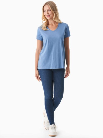 Organication T-Shirt in Blau