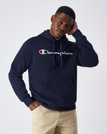 Sweat-shirt Champion Authentic Athletic Apparel en bleu : devant