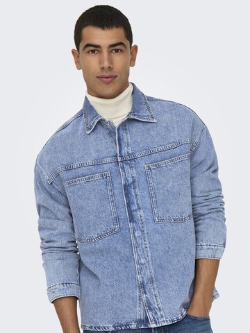 Giacca di mezza stagione 'ONSEmil' di Only & Sons in blu: frontale