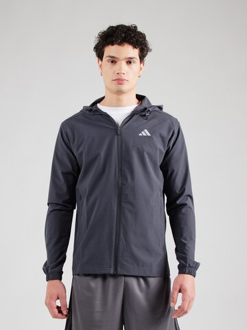 Giacca per l'allenamento di ADIDAS SPORTSWEAR in grigio: frontale
