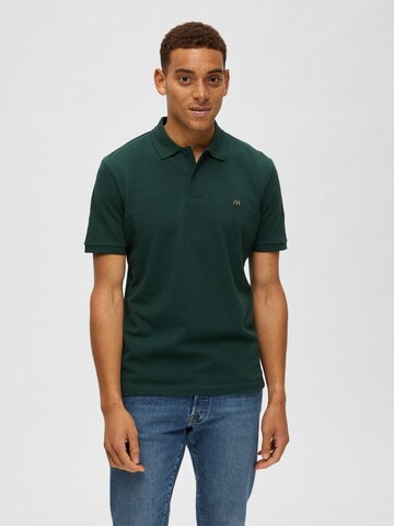 SELECTED HOMME T-shirt 'Dante' i grön: framsida