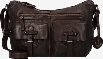 Sac à bandoulière Harbour 2nd en marron : devant