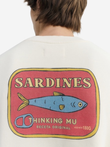 Thinking MU Sweatshirt 'Leon' in White