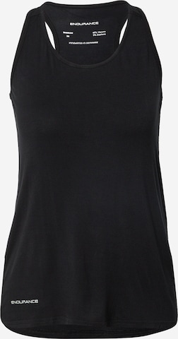 ENDURANCE Sports Top 'Siva' in Black: front