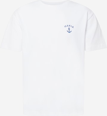 MAKIA - Camiseta 'Folke' en blanco: frente