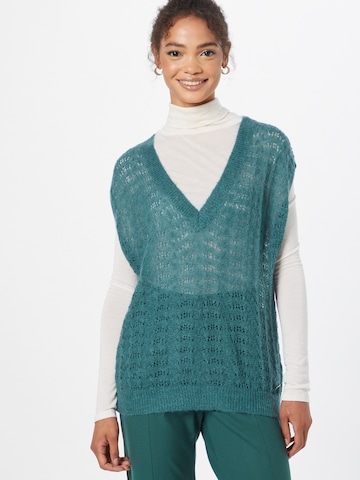 KAREN BY SIMONSEN Sweater 'Humle' in Green: front