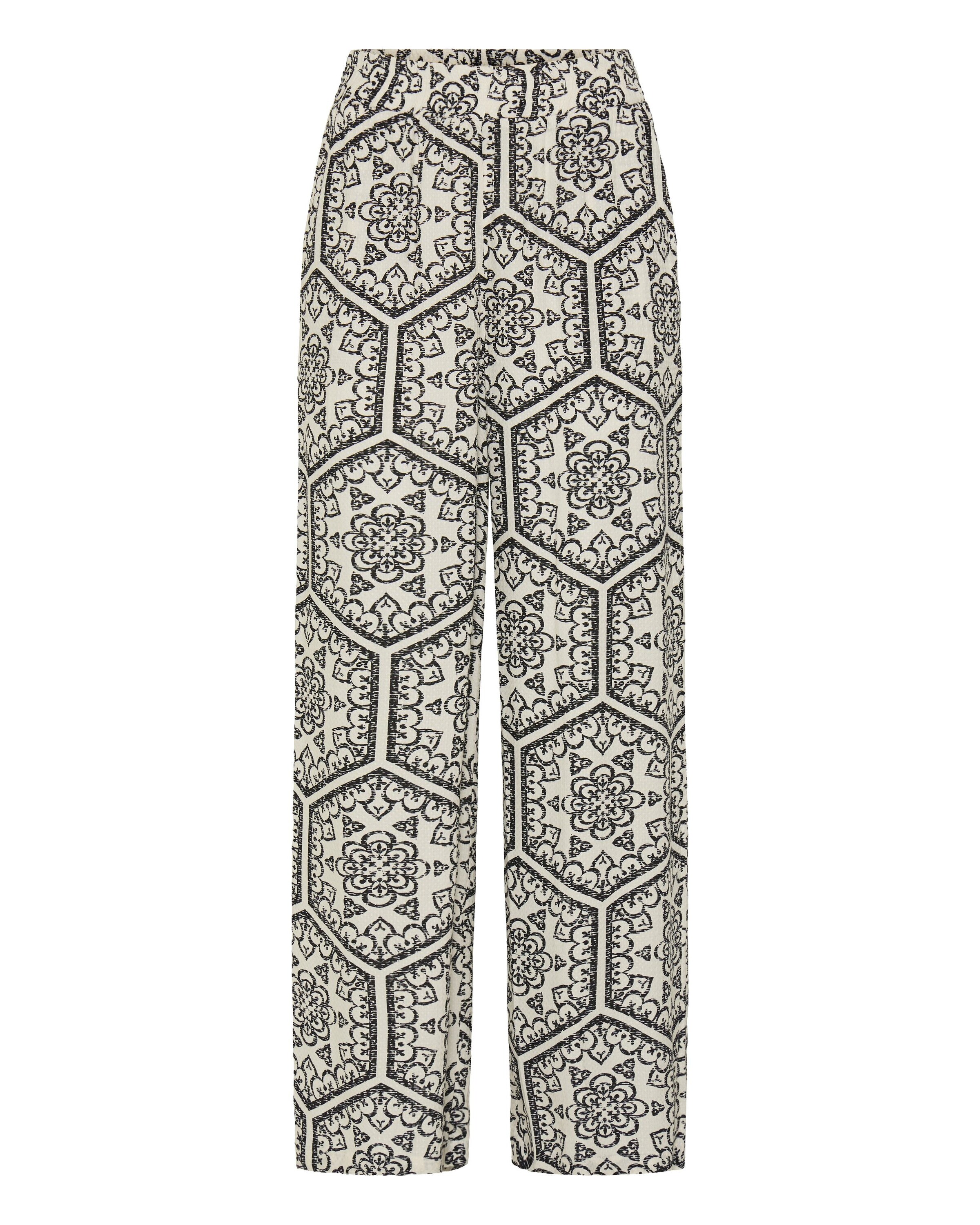 Regular Pantalon 'OLINE' Fransa en beige : devant