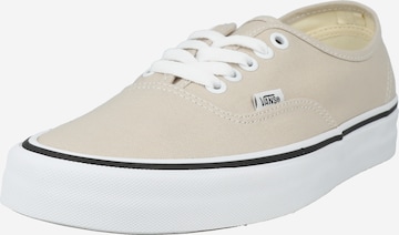 Baskets basses VANS en beige : devant