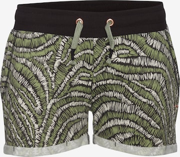 zaļš LASCANA Standarta Bikses: no priekšpuses