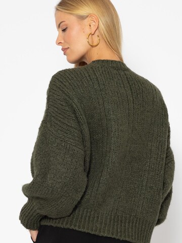 SASSYCLASSY Oversizestrickjacke‌‌‌‌‌‌‌‌ in Grün