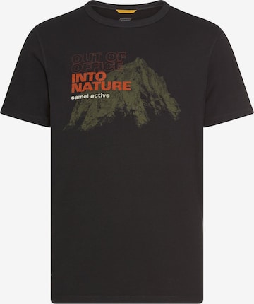 CAMEL ACTIVE T-shirt i svart: framsida