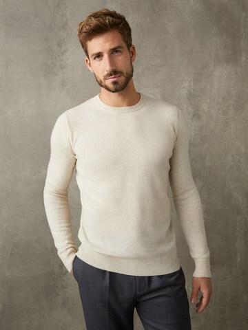 ABOUT YOU x Kevin Trapp Pullover  'Jannes' in Beige: predná strana