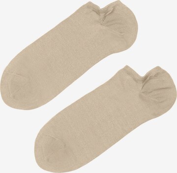 CALZEDONIA Ankle Socks in Beige: front