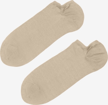 CALZEDONIA Ankle Socks in Beige: front