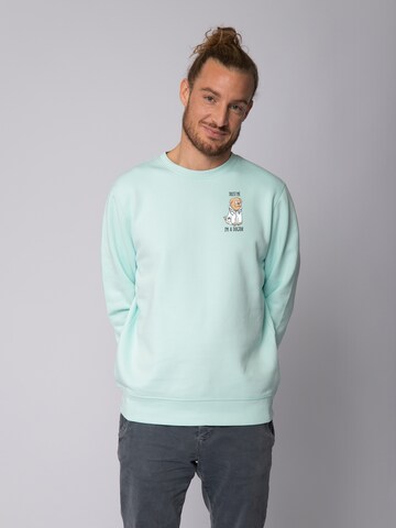 Felpa ' Dogtor ' di Watapparel in blu: frontale