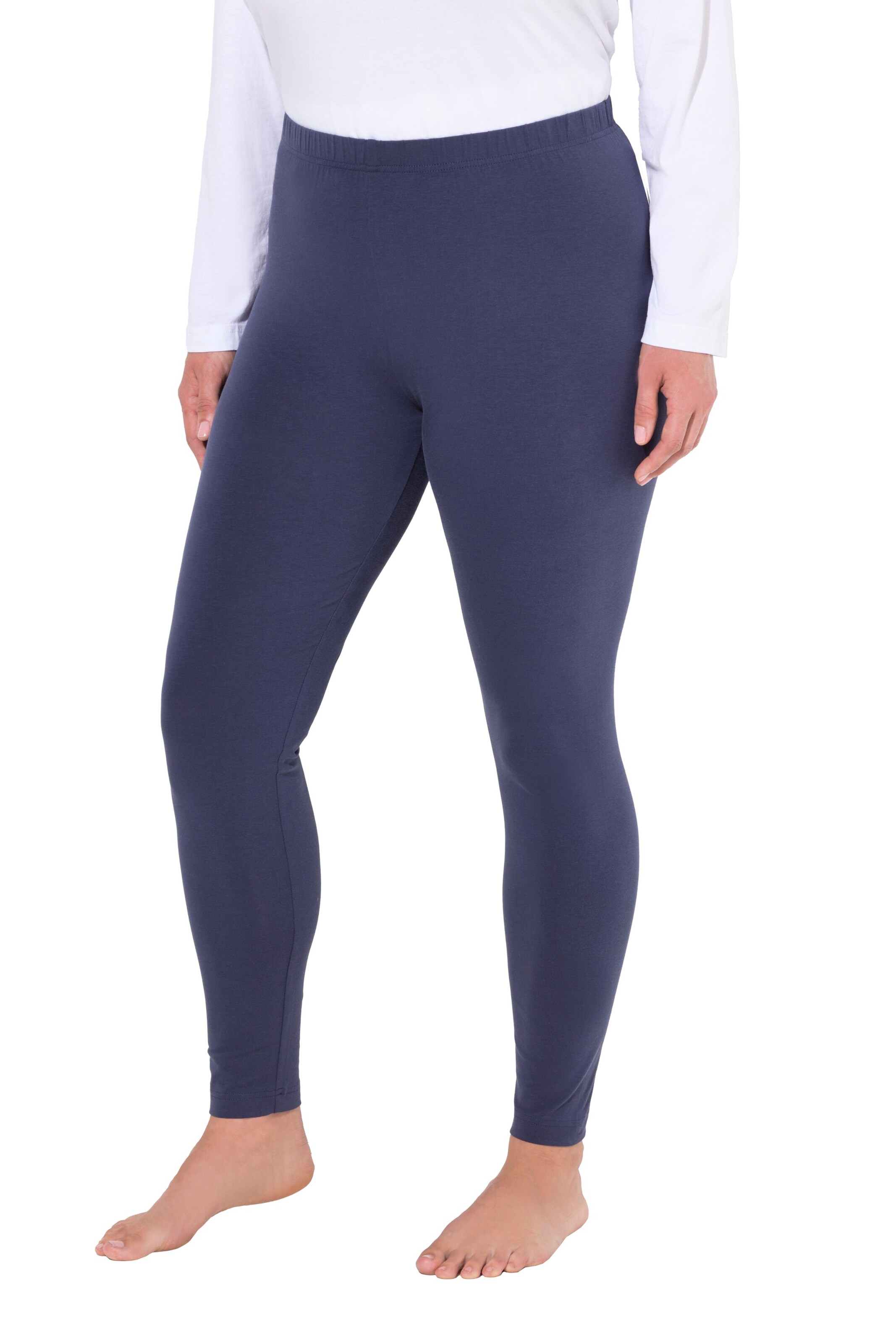 Ulla Popken Skinny Leggings in Blue: front