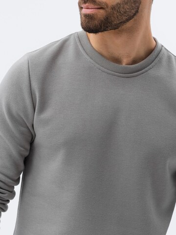 Sweat-shirt 'B978' Ombre en gris