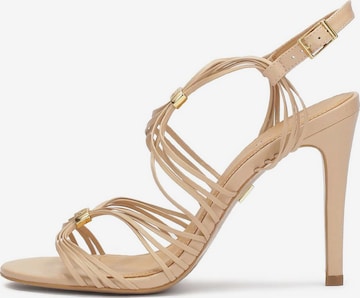 Kazar Sandals in Beige: front