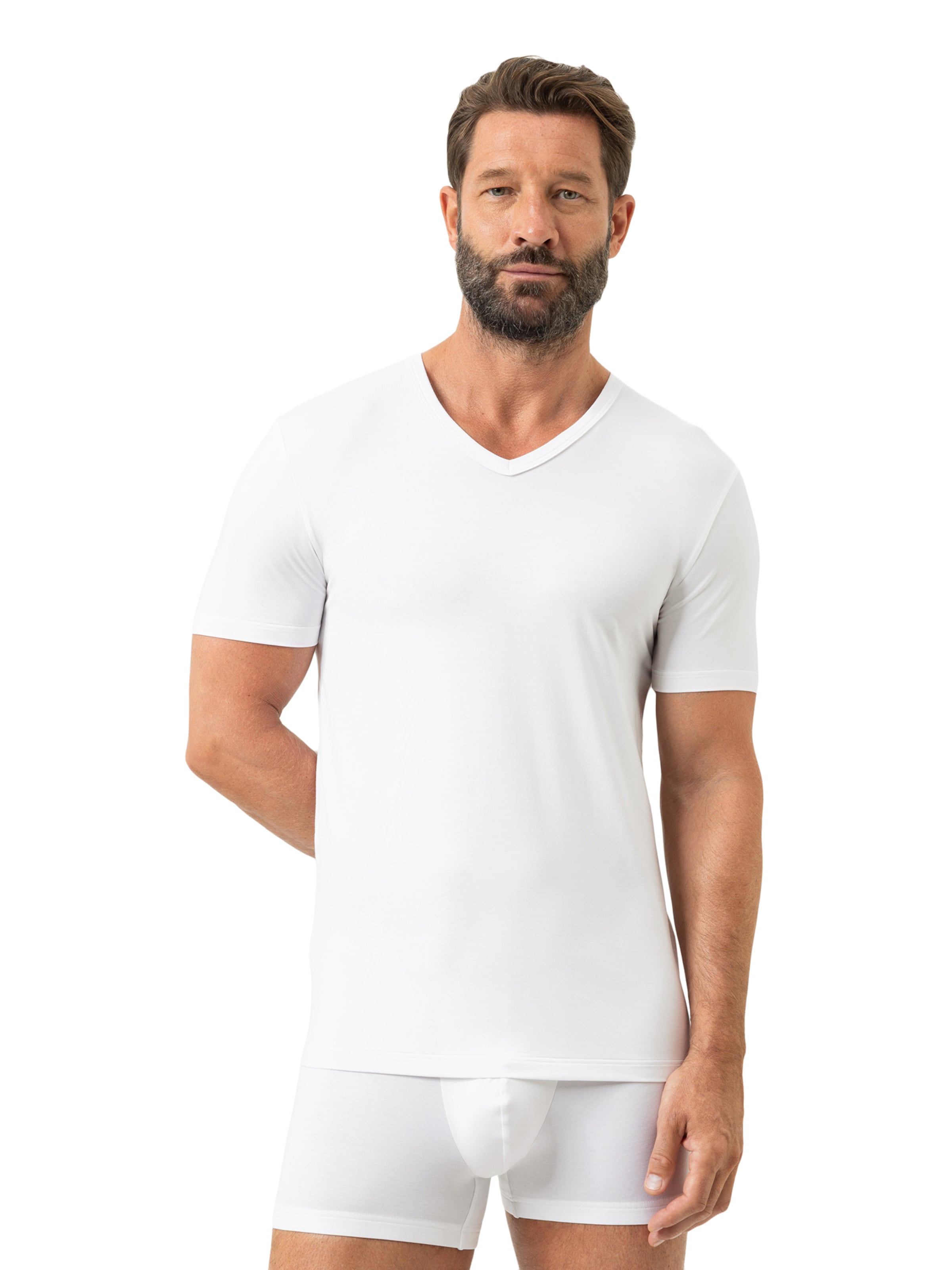 Maillot de corps 'Iconic Modal' Mey en blanc : devant