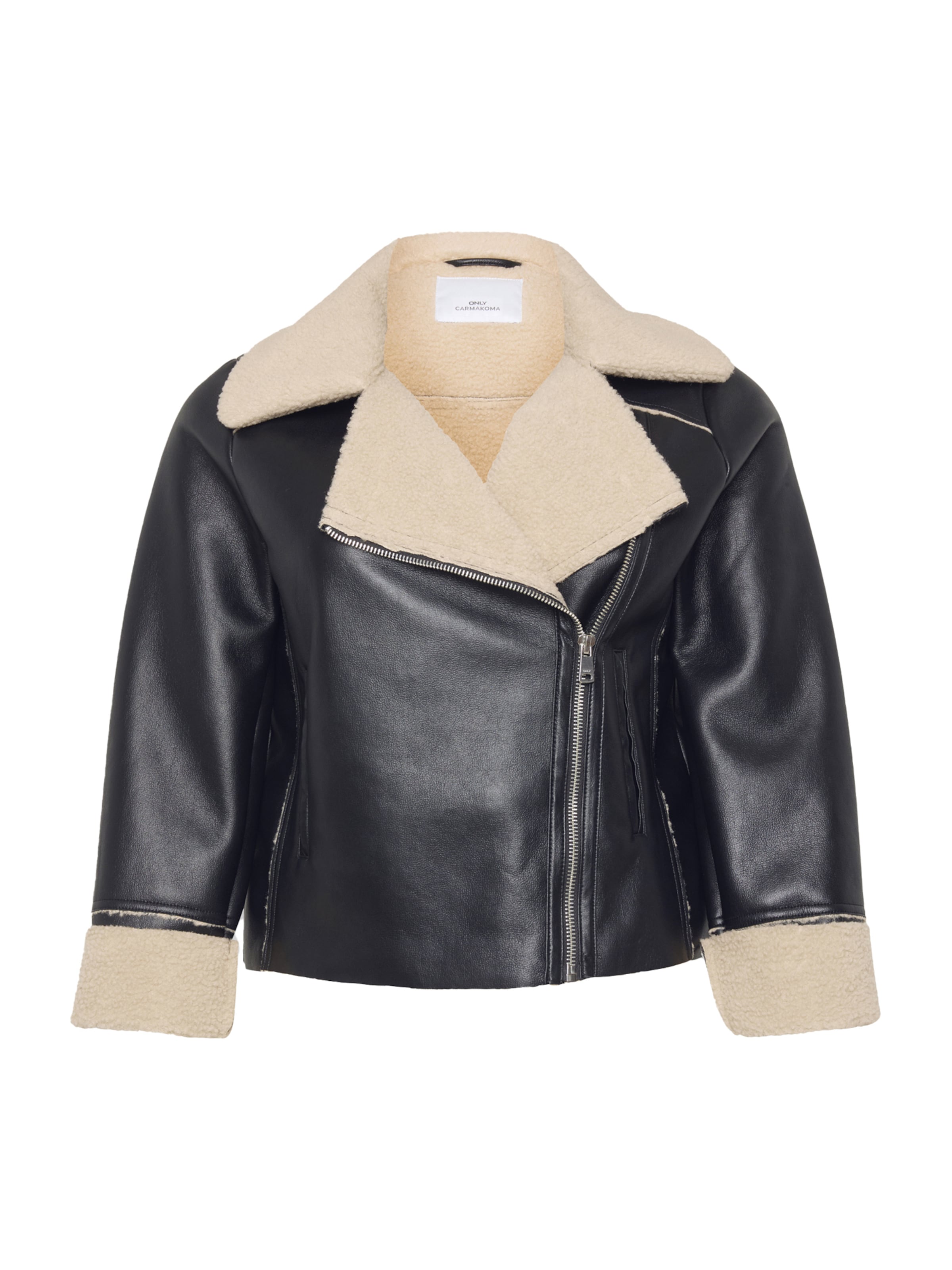 ONLY Carmakoma Преходно яке 'CARDora' в черно: отпред