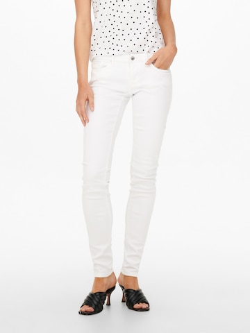 ONLY Skinny Jeans i hvid: forside