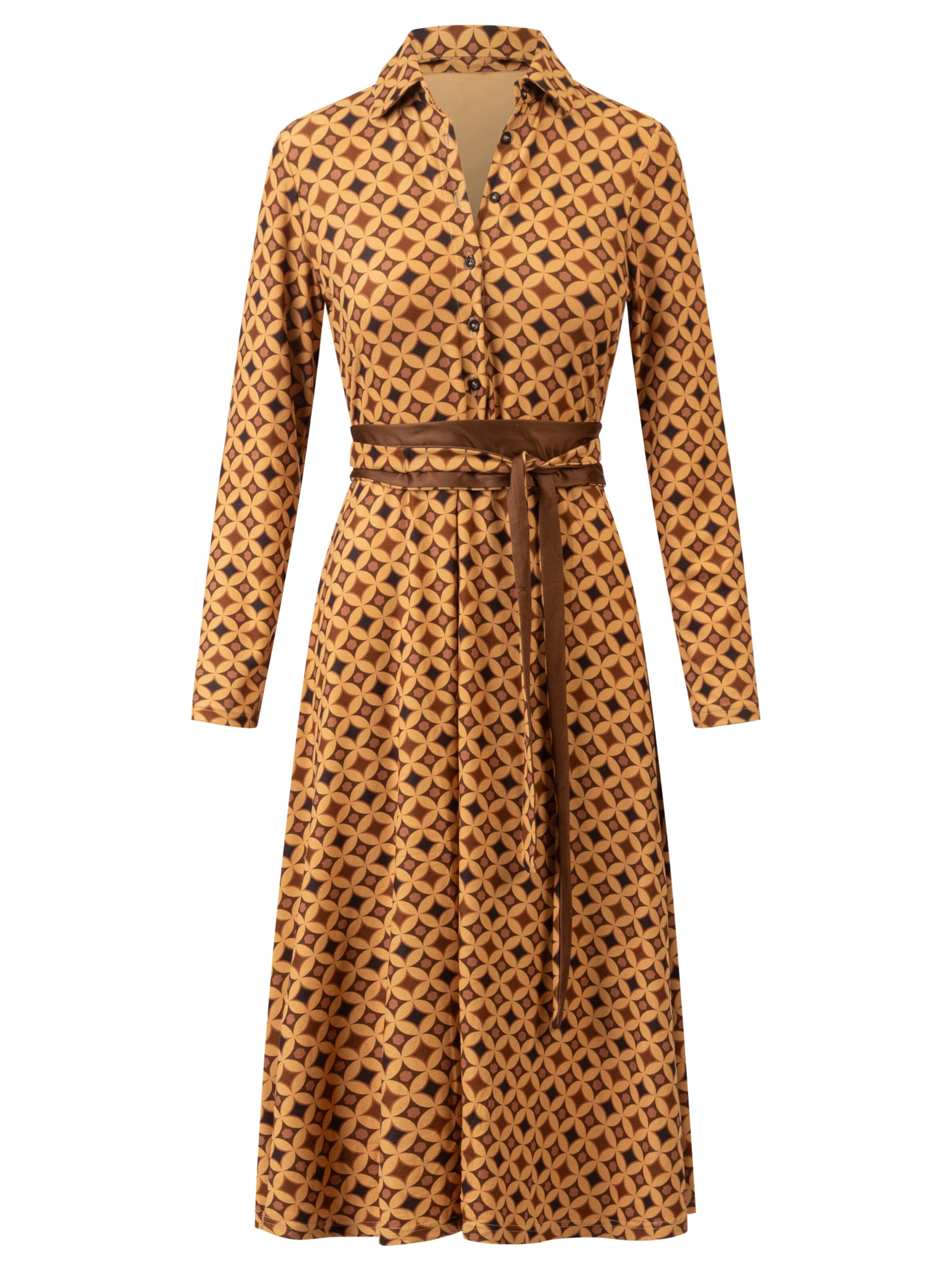 Kraimod Μπλουζοφόρεμα σε κίτρινο: μπροστά