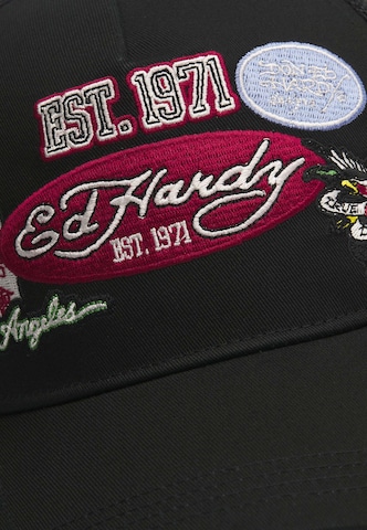 Ed Hardy Кепка 'Est 1971 Varsity' в Черный
