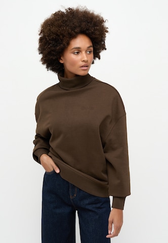 MUSTANG Sweatshirt in Brown: front