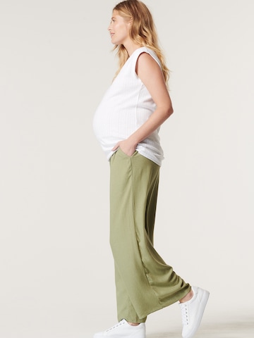 Esprit Maternity Široke hlačnice Hlače | zelena barva