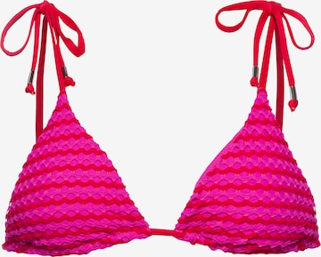 Seafolly Triangle Bikini Top in Pink: front